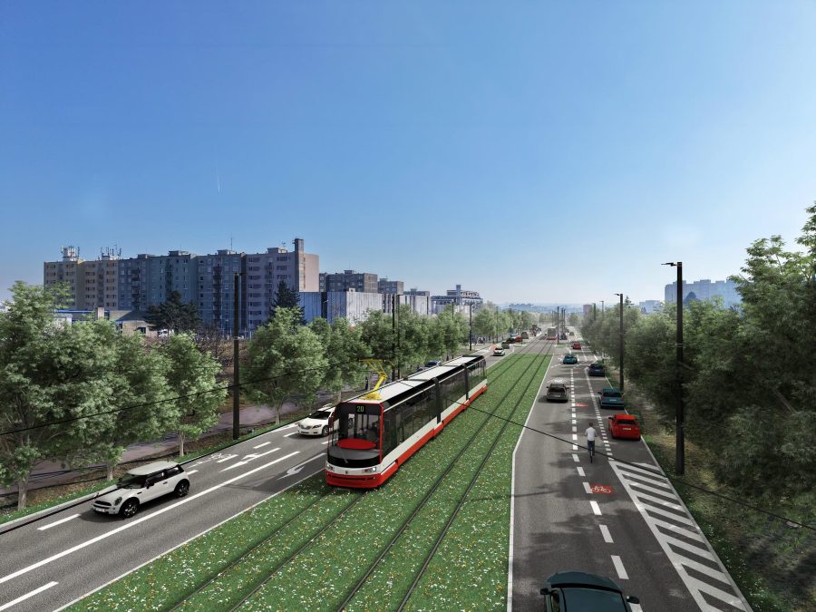 Praha zahájila stavbu nové tramvajové trati Libuš – Nové Dvory. Zkušební provoz má začít na konci roku 2028