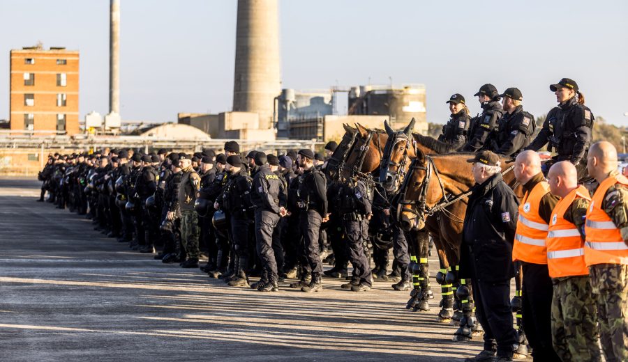 Pořádková policie z celé republiky bude cvičit ve Spolaně v Neratovicích