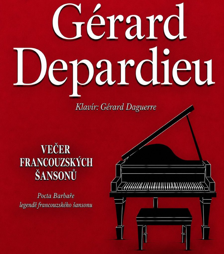 Gérard Depardieu vystoupí poprvé v Česku. V Praze uvede program věnovaný Barbaře