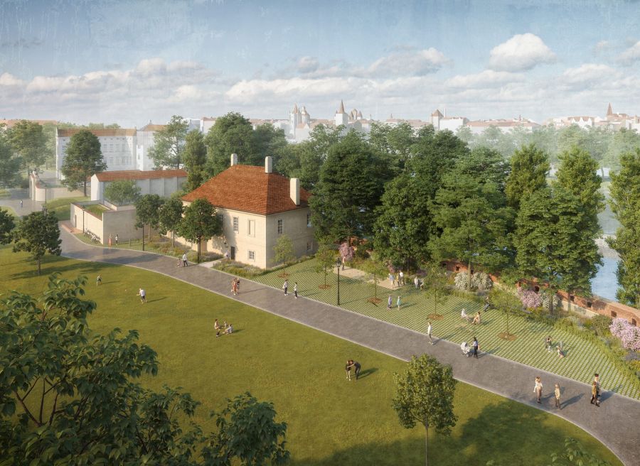 Park Kampa se dočká nového osvětlení. Jeho revitalizace se chystá na rok 2027