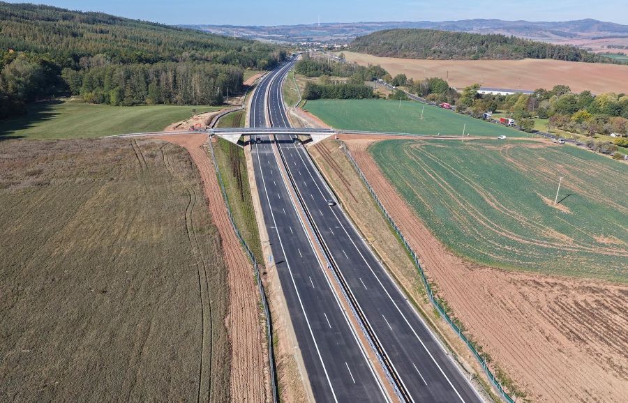 D6 u Lubence se prodloužila o 2,2 kilometru. ŘSD chce spojit Prahu s Karlovými Vary do roku 2029