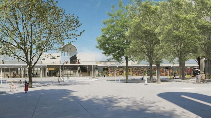 obrázek: Autobusový terminál Černý Most zná svou novou podobu. Navrhlo ji studio re:architekti