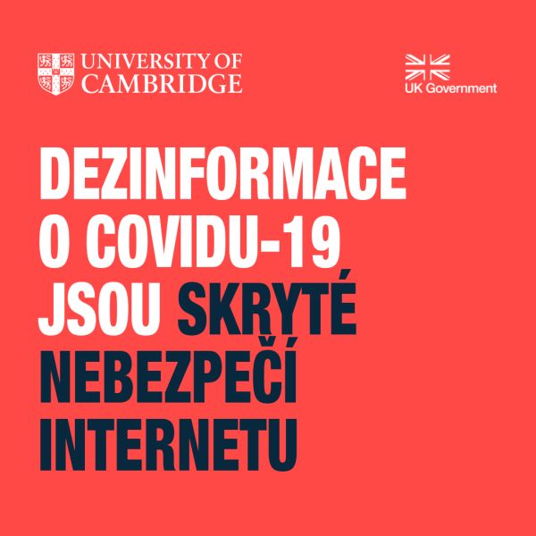 obrázek: Cambridgeská univerzita vytvořila online edukační hru proti dezinformacím o covidu-19 GoViral! Nyní je dostupná i v češtině