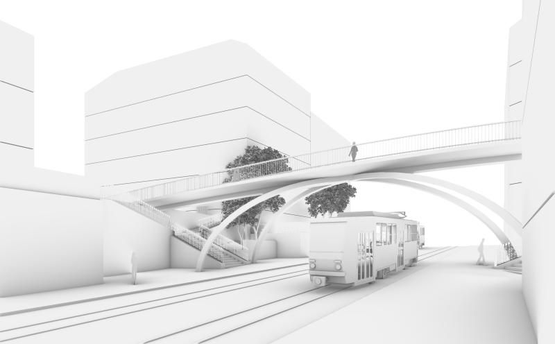 obrázek: Na Vinohradech vznikne nový most. Spojí ulice Wenzigova a U Zvonařky