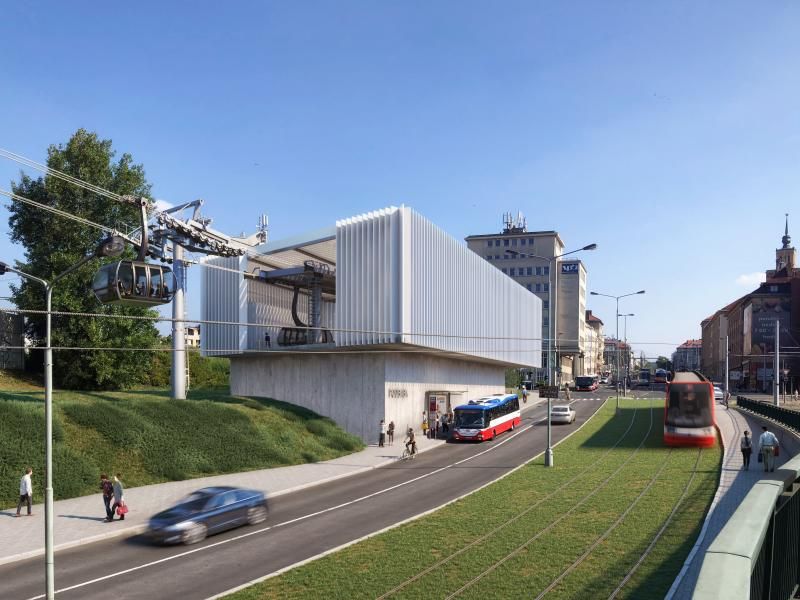 obrázek: Podbaba, Troja a Bohnice se propojí díky lanovce už do pěti let, cesta bude trvat 7 minut