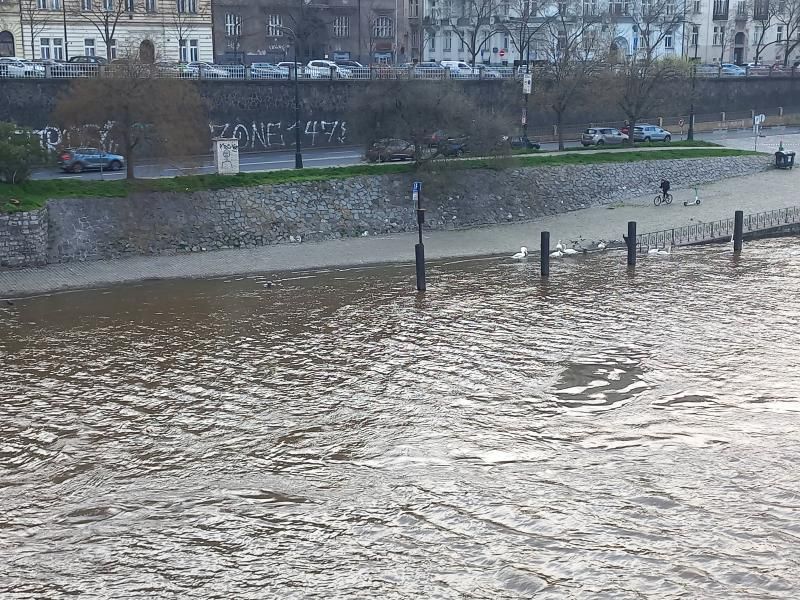 obrázek: Povodňová aktivita v Praze trvá. Na základě dobrých vyhlídek se ale otevřou náplavky