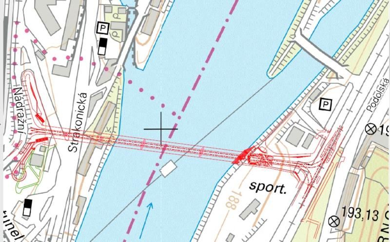 obrázek: Praha hledá zhotovitele Dvoreckého mostu, který nově propojí Prahu 4 a Prahu 5
