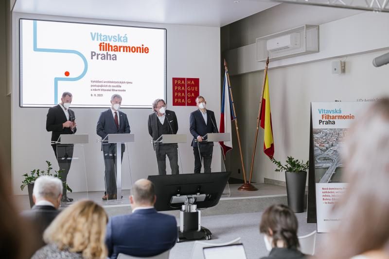 obrázek: Praha představuje týmy, které se probojovaly do finále soutěže o návrh Vltavské filharmonie