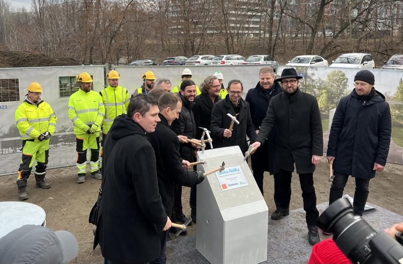 obrázek: Praha zahájila výstavbu Štvanické lávky mezi Holešovicemi s Karlínem