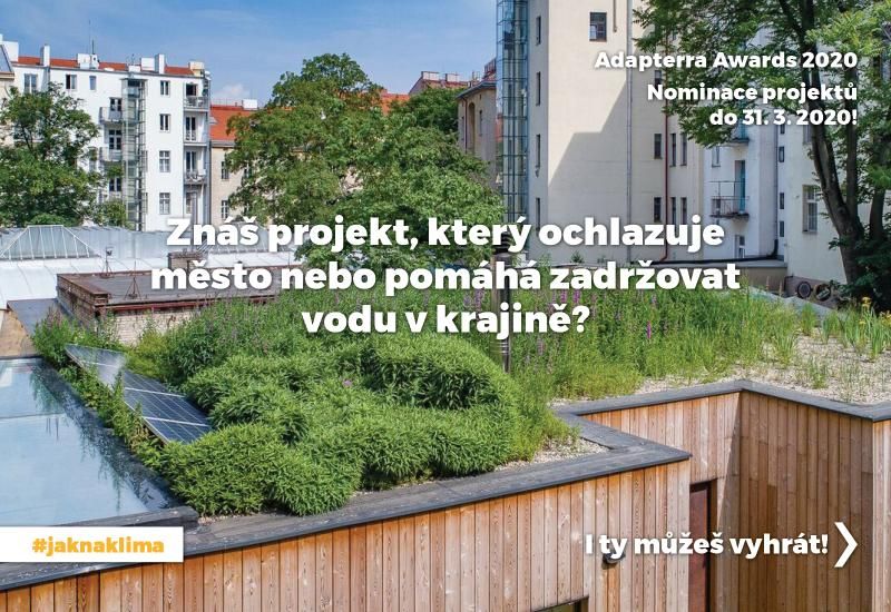 obrázek: Přihlaste svůj pražský projekt adaptace na změnu klimatu do soutěže Adapterra Awards