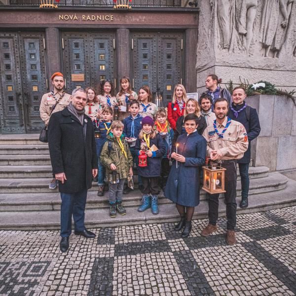 obrázek: Přijďte si pro plamínek z Betléma k Nové radnici