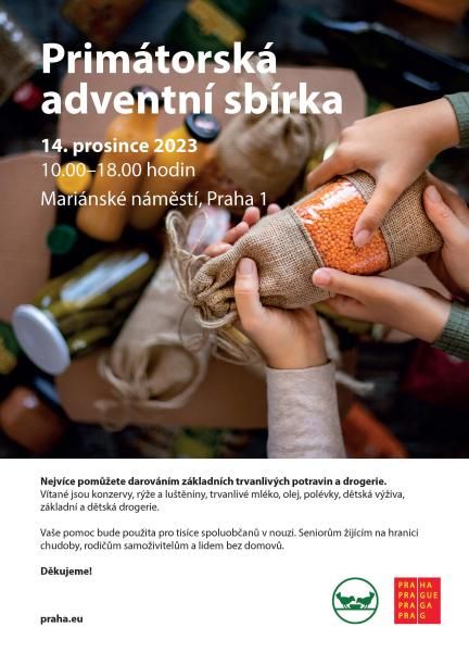 obrázek: Primátorská adventní sbírka opět pomůže potřebným