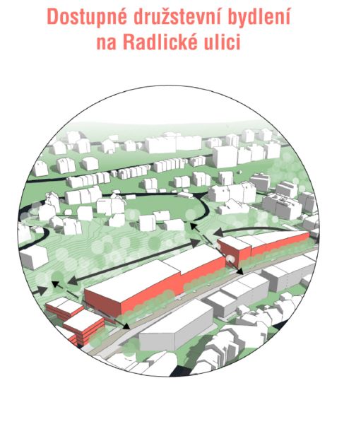 obrázek: První projekt hl. m. Prahy na Dostupné družstevní bydlení by měl vzniknout v Praze 5 v Radlické ulici