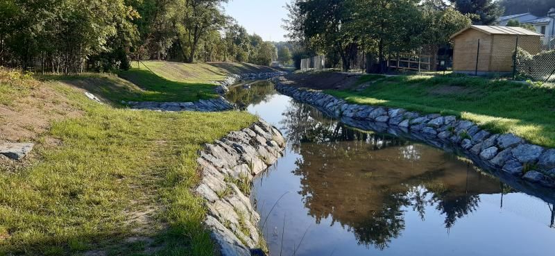 obrázek: Rokytka v Kyjích již neohrožuje zástavbu