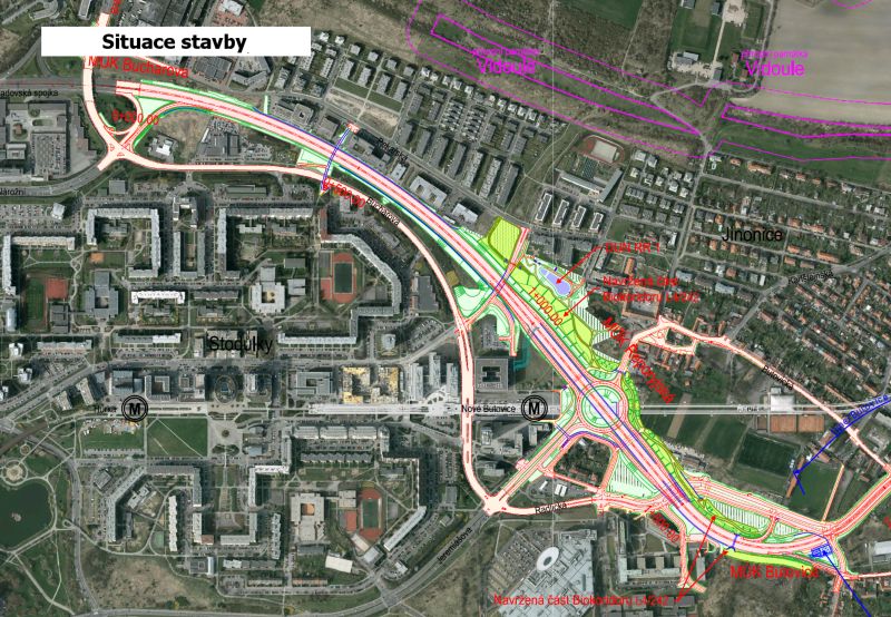obrázek: Úsek Radlické radiály prověří technická studie