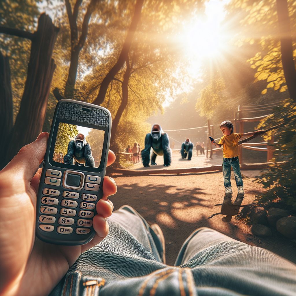 obrázek: Starý mobil za vstupenku do zoo a záchranu goril: Vyměňte dětem 2. února