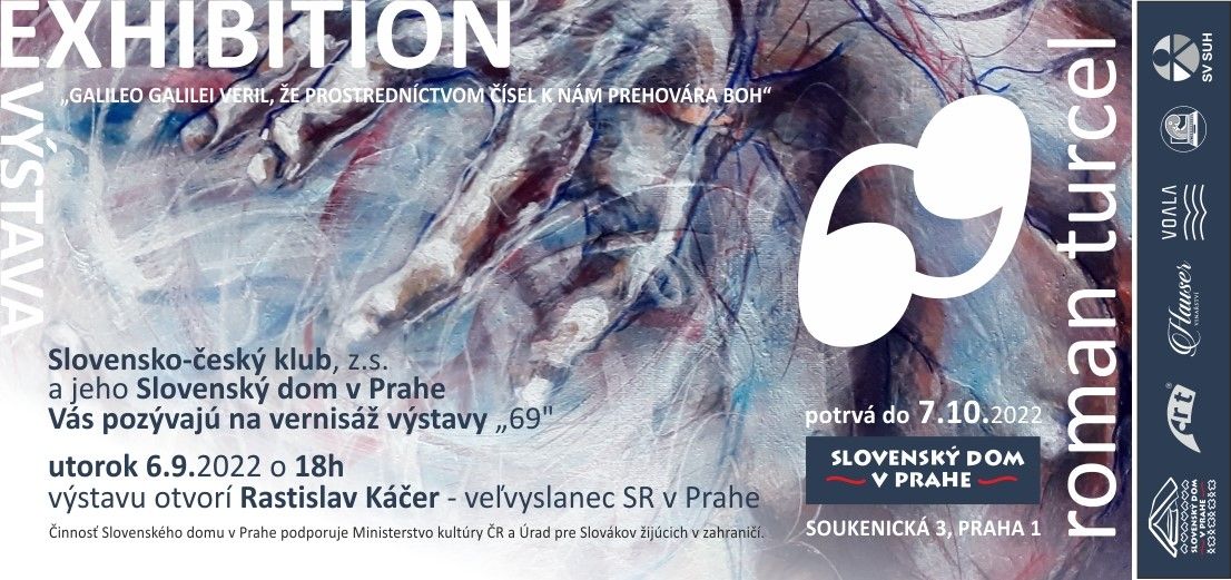 Pozvánka na výstavu: Roman Turcel „69 - šedesát devět“