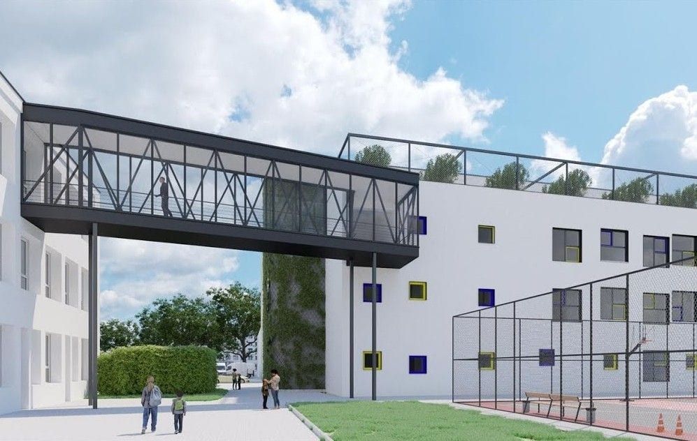 Benešov buduje novou čtyřpodlažní družinu u ZŠ Dukelská za 180 milionů