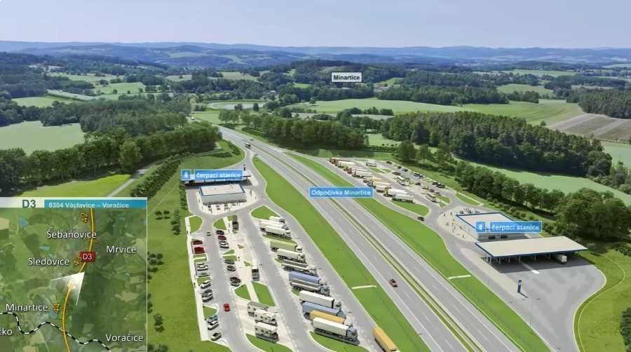 Dálnice D3 ve Středočeském kraji: úsek Václavice–Voračice získal územní rozhodnutí