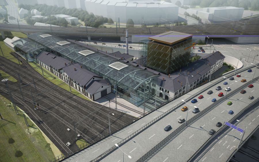 U Masarykova nádraží vznikne nové Muzeum železnice a elektrotechniky, otevření je plánováno na rok 2030