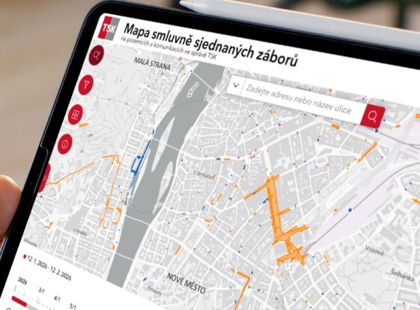 Praha představuje interaktivní mapu záborů veřejného prostoru