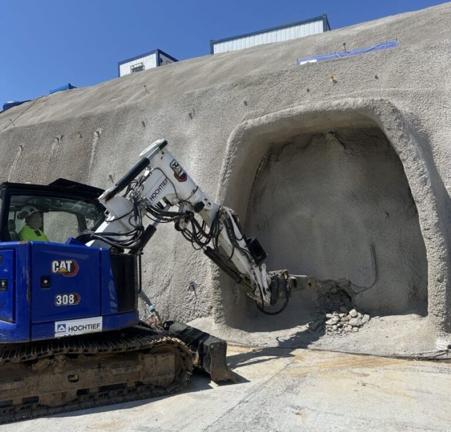 U Jílového u Prahy začala ražba průzkumné štoly Petra pro budoucí tunel Luka na dálnici D3