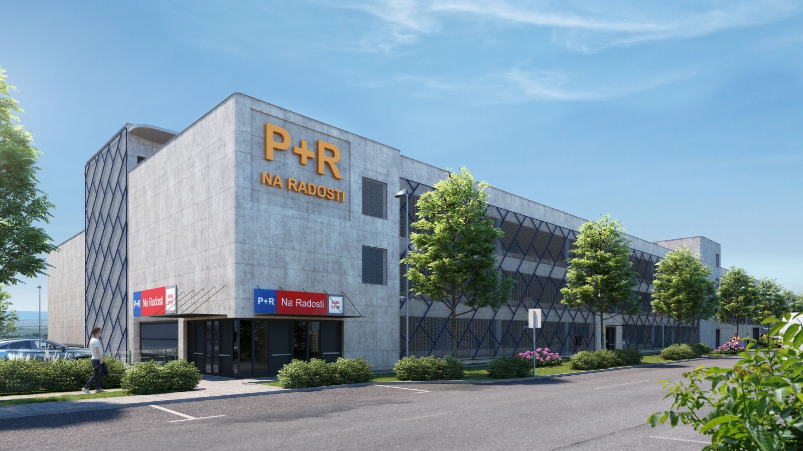 U Zličína vznikne P+R se 596 místy. Parkovací dům má být otevřen v polovině roku 2028
