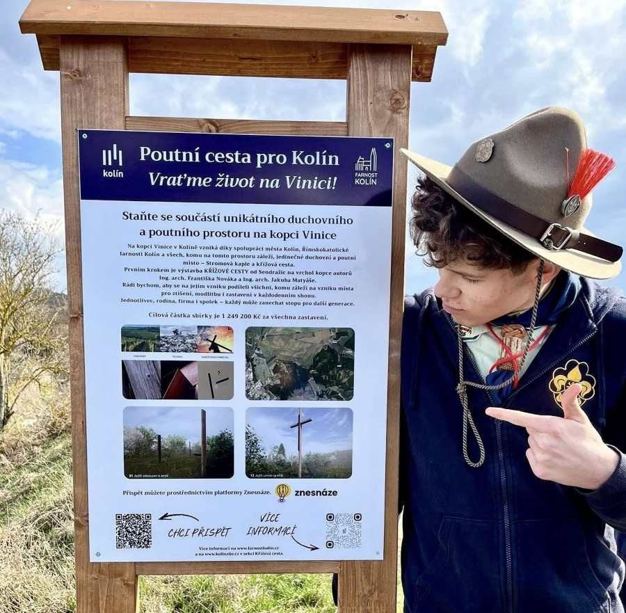 Vinice u Kolína: projekt křížové cesty pokračuje, rozhodující budou finance