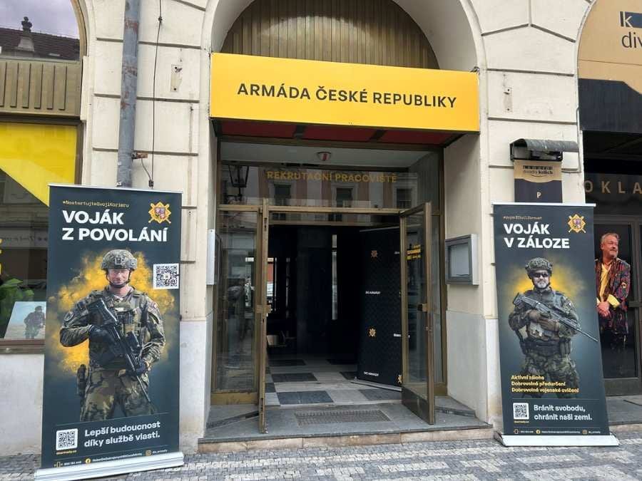 Armáda v?Rytířské: Praha má nové centrum náboru pro?rok?2026