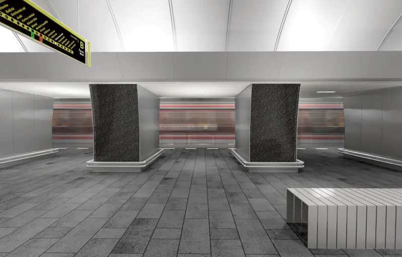 Stanice metra Českomoravská se má otevřít před světovým šampionátem v krasobruslení