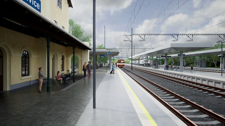 Modernizace Praha–Kladno vstoupila do hlavní fáze. V Hostivici začaly práce na nejdelším úseku