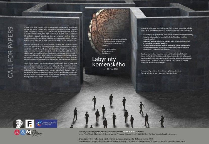 obrázek: Call for papers - ,,Labyrinty Komenského“