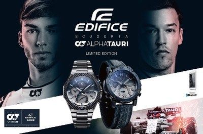 obrázek: Společnost Casio představila modely svých hodinek EDIFICE, které vznikly ve spolupráci s týmem Scuderia AlphaTauri
