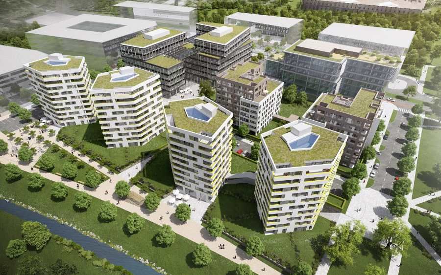 Nejvyšší budova v Česku: Libeskind odhalil podobu projektu Rohan City