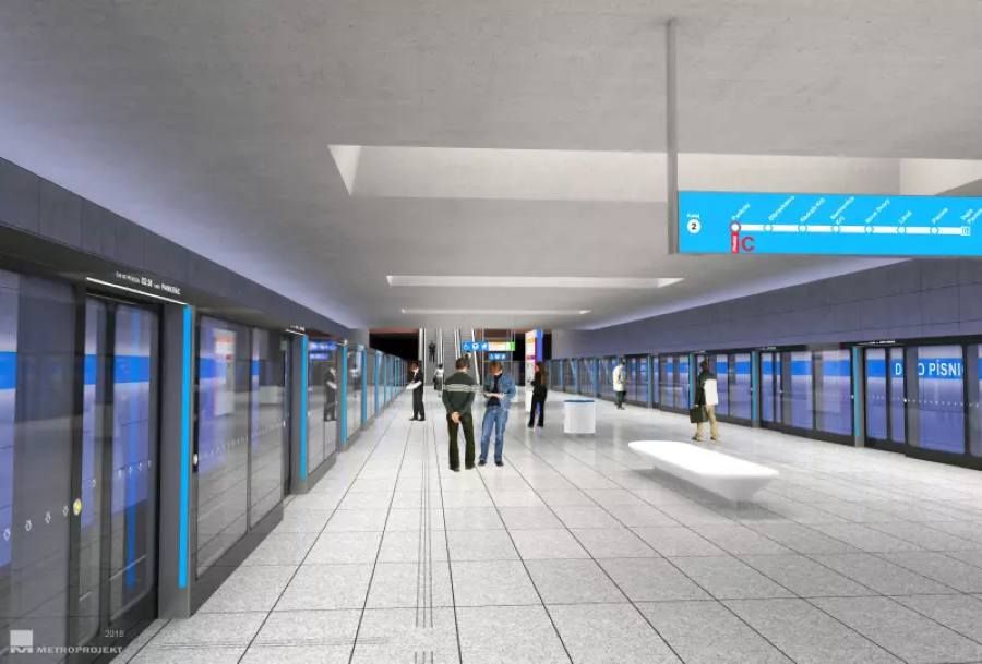 Písnice: Nový dopravní uzel metra D do roku 2034