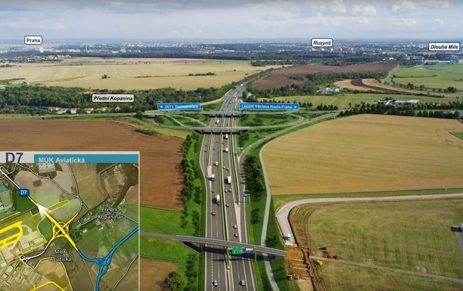 Přestavba křižovatky Aviatická potrvá 516 dní a vyjde na 895 milionů