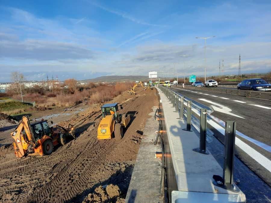 Rekonstrukce dálnice D10 u Staré Boleslavi omezuje provoz na 80 km/h
