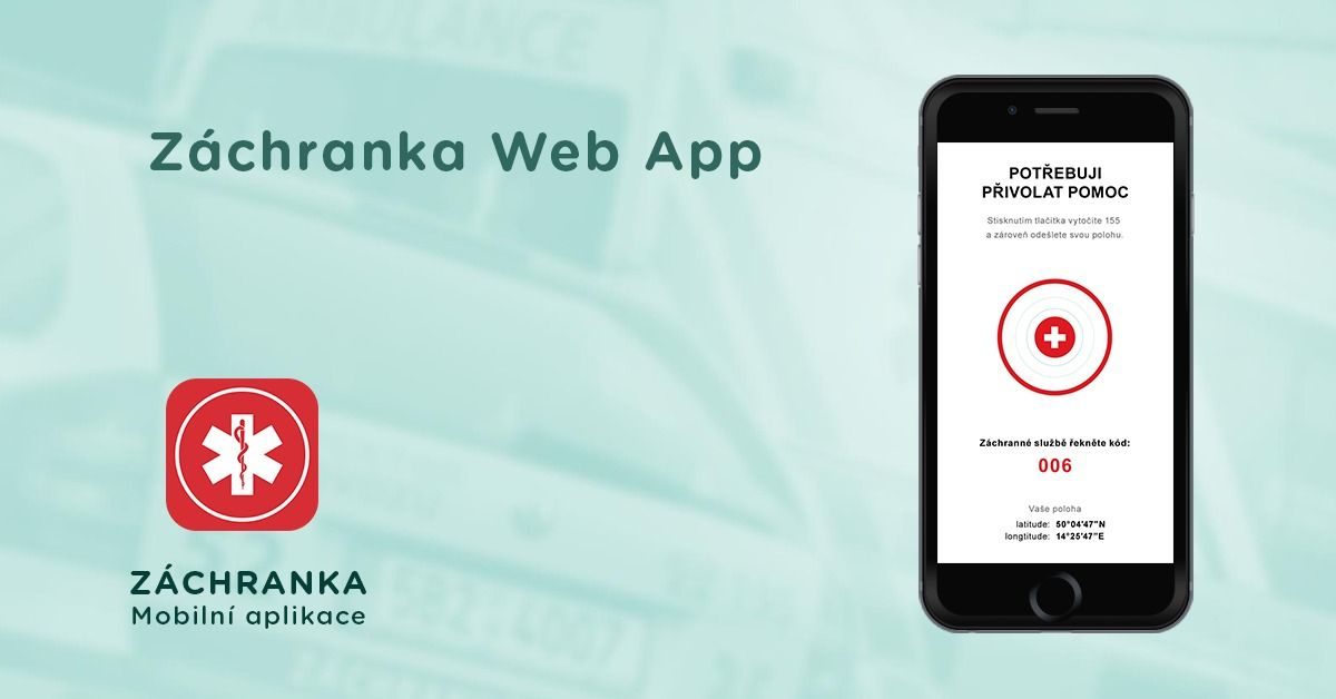 Aplikce Záchranka nově propojí 112 přes SOS