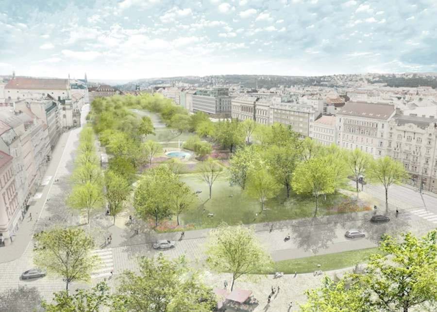 Bagry na Karlově náměstí spustily veřejnou diskuzi o chystané rekonstrukci