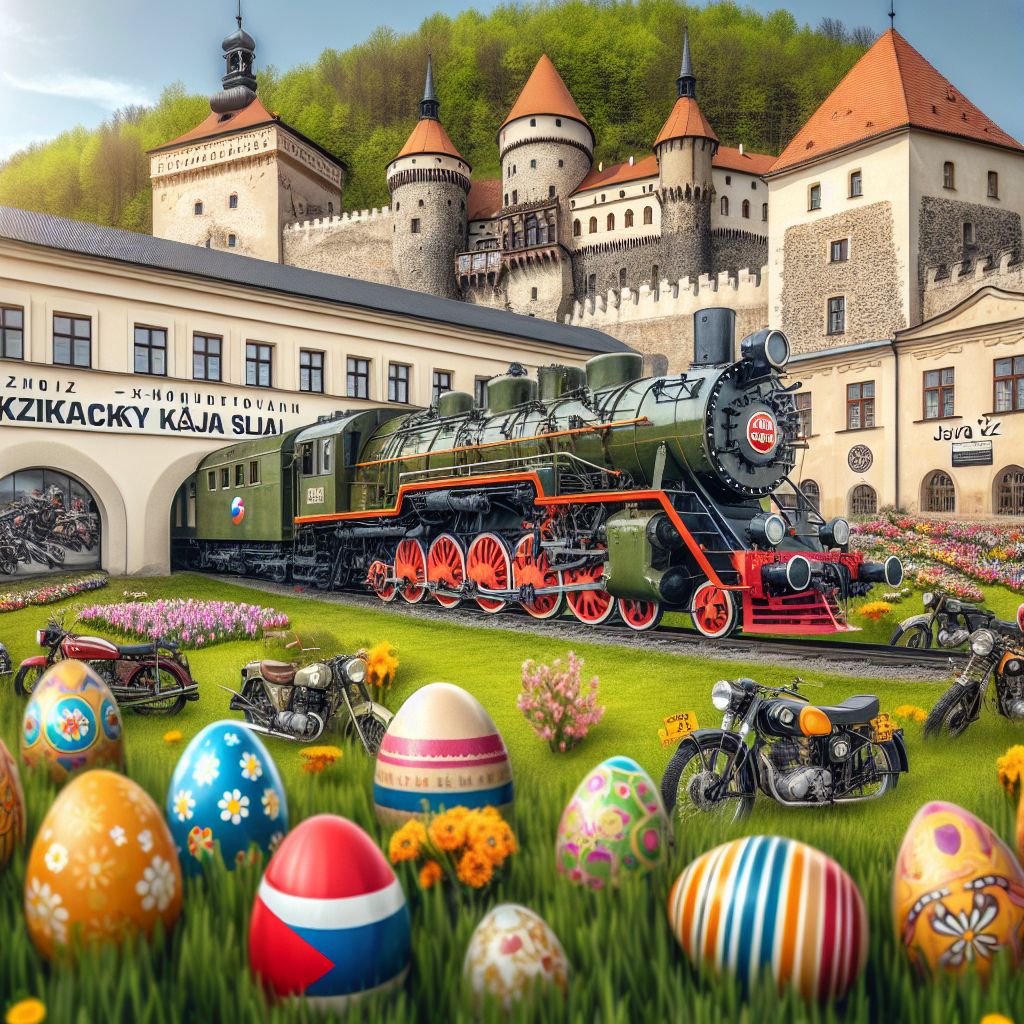 ČD vypraví parní expresy na velikonoční jarmark na Křivoklátě v sobotu 15. a v neděli 16. dubna