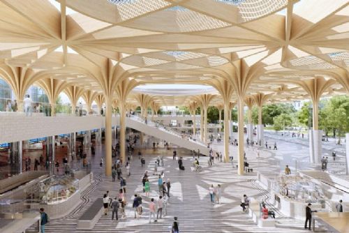Foto: Dánští architekti promění pražské hlavní nádraží na Šťastný Hlavák