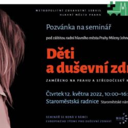 Enormní zájem o seminář zaměřený na děti a duševní zdraví ukázal potřebu mezioborové spolupráce a vytvoření chybějících služeb prevence