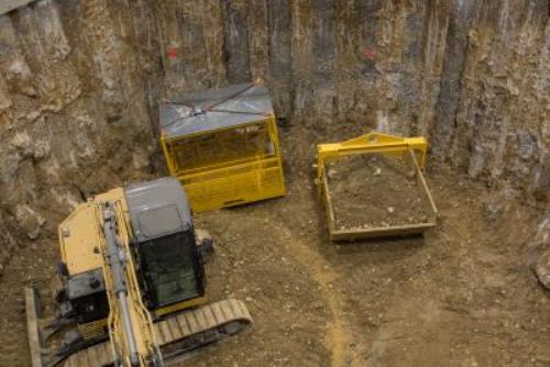 Foto: První rok výstavby metra D: vyraženo je 1,6 kilometru tunelů