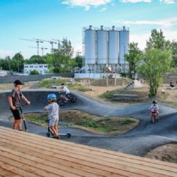 Volnočasový areál v Hloubětíně bude rozšířen o pumptrackovou dráhu