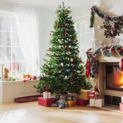 Jak ozdobit vyšší strom, aby působil harmonicky