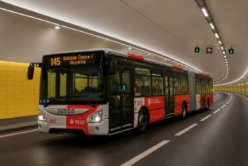 obrázek:Od srpna 2026 bude jezdit linka 145 tunelem Blanka. Z Kobylis na Dejvickou za méně než 20 minut.
