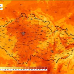Praha zažila mimořádně teplou noc. Na severovýchodě metropole teplota neklesla pod 25,2 °C
