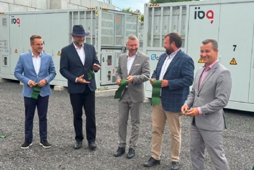 obrázek:V ostravských Kunčicích funguje nové bateriové úložiště za více než 600 milionů. Má kapacitu 33 MWh