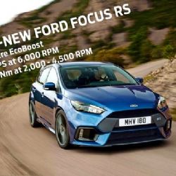 Nový Ford Focus RS bude mít výkon 350 koní