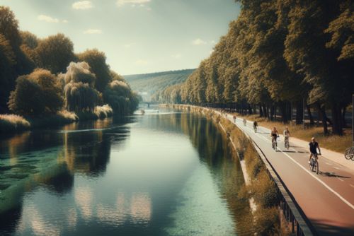 Foto: Nová pohodová stezka podél Vltavy láká rodiny a cyklisty